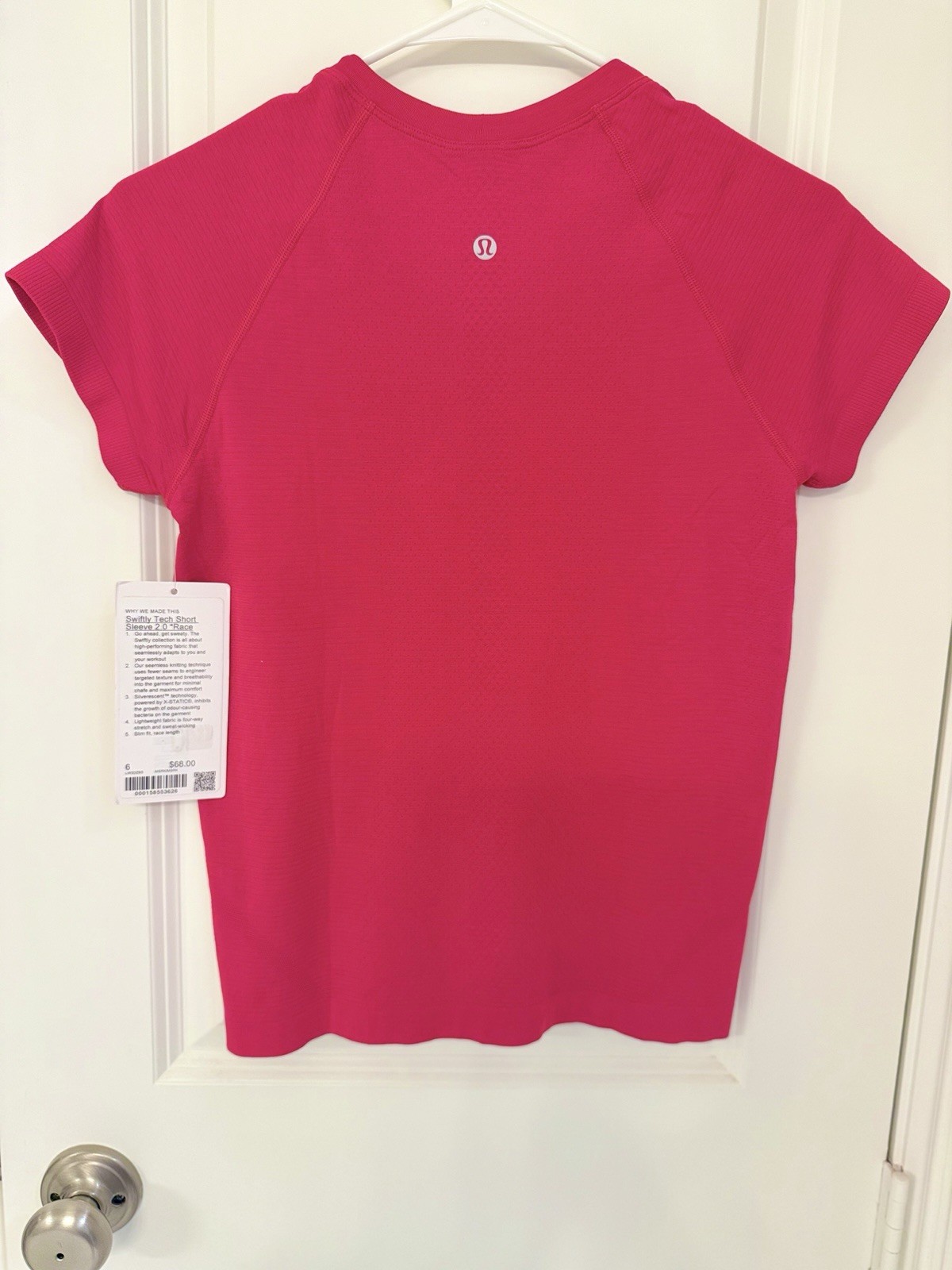 NWT Lululemon Swiftly Tech Short Sleeve 2.0 (Race Length) Size 6