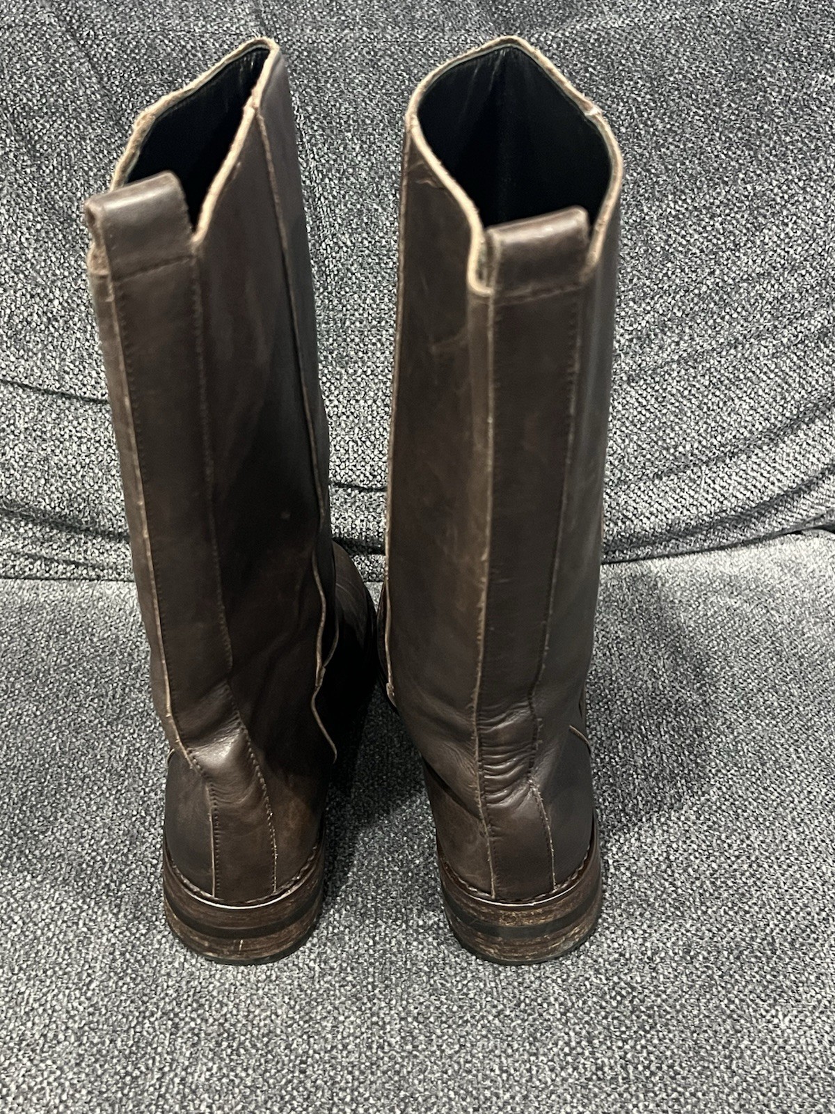 RRP€1150 ANN DEMEULEMEESTER Leather Calf Boots US9 UK6 EU39 Made in Italy