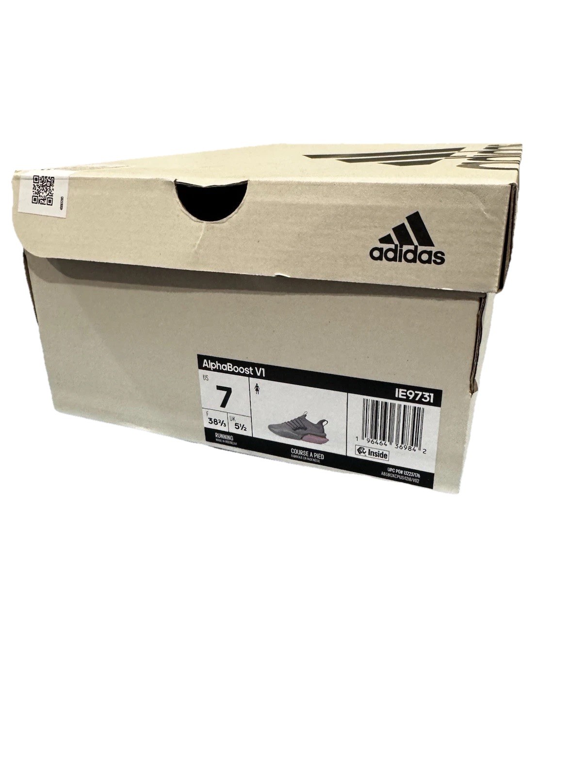 Adidas AlphaBoost V1 Size 7 EU 38 2/3 UK 5 1/2 BRAND NEW WITH BOX