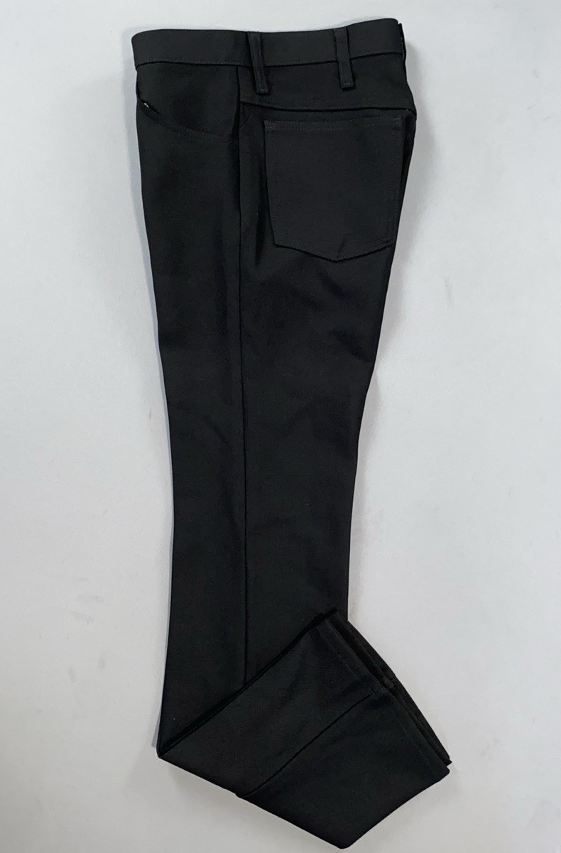 Wrangler Vintage Rancher Boot Jeans Easy Care Polyester Pants. Black, 28X32. NWT