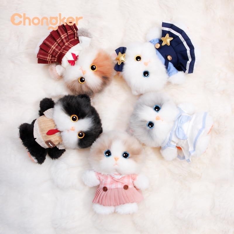 Plush Keychain, 4.7″ Inch Cute Stuffed Animal Keychain, Cat Plush Purse Charm…