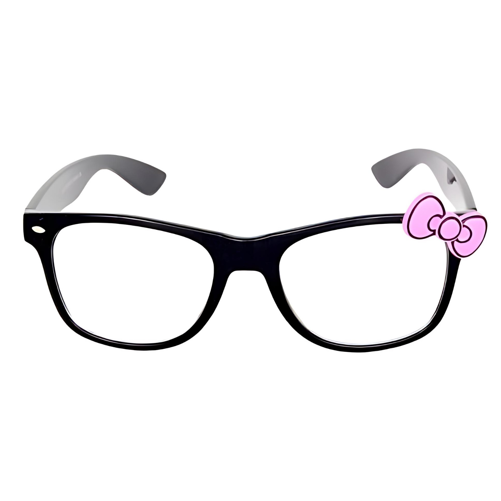 Cute Bow Nerd Glasses for Women Cosplay Costume Fashion Clear Lens Eyewear