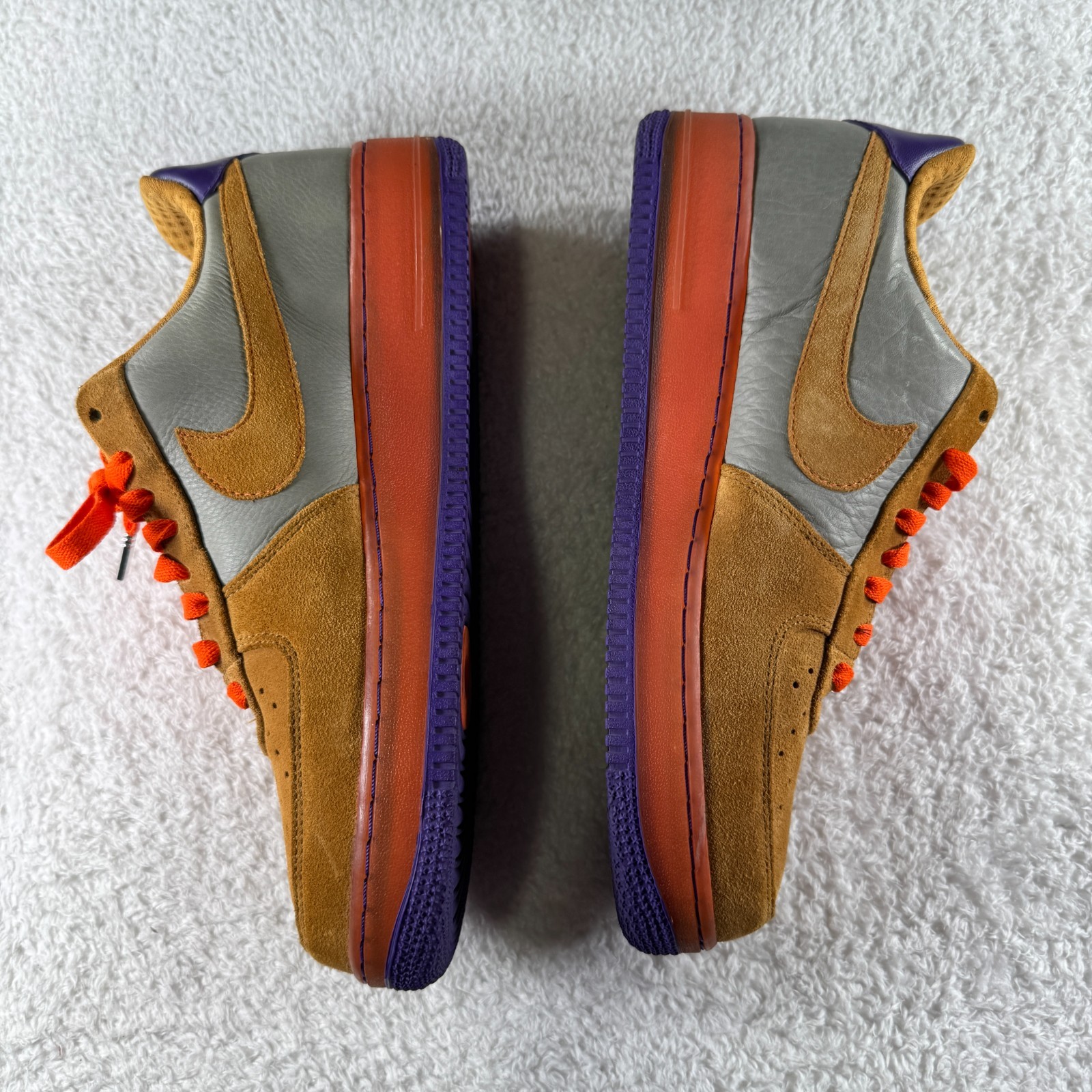 Nike Air Force 1 Premium ’07 Amare Stoudemire Mens 10.5 Dark Stucco OG ALL CLEAN