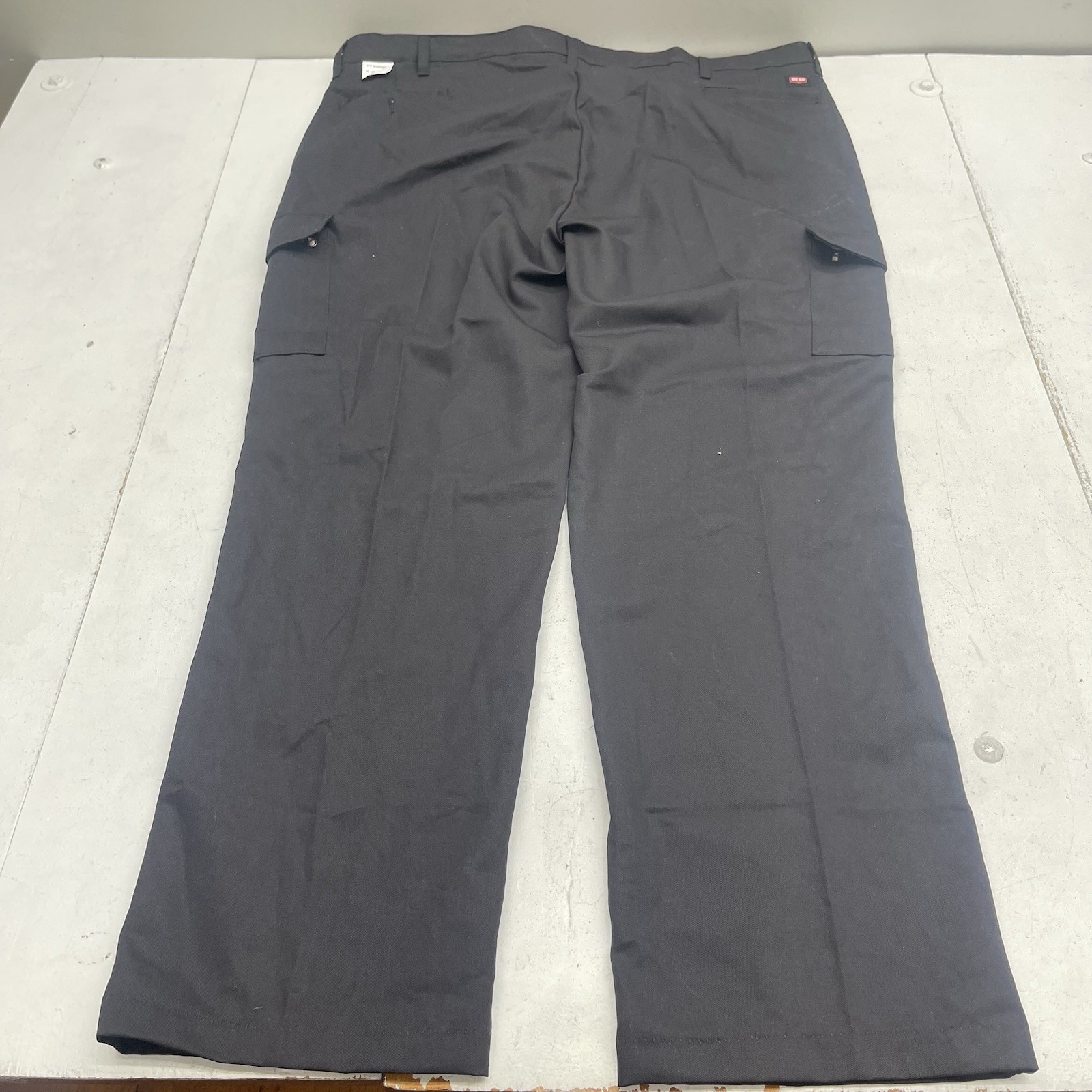 Red Kap Black Industrial Wrinkle Resistant Cargo Pants PT88BKN Mens Size 48x34L