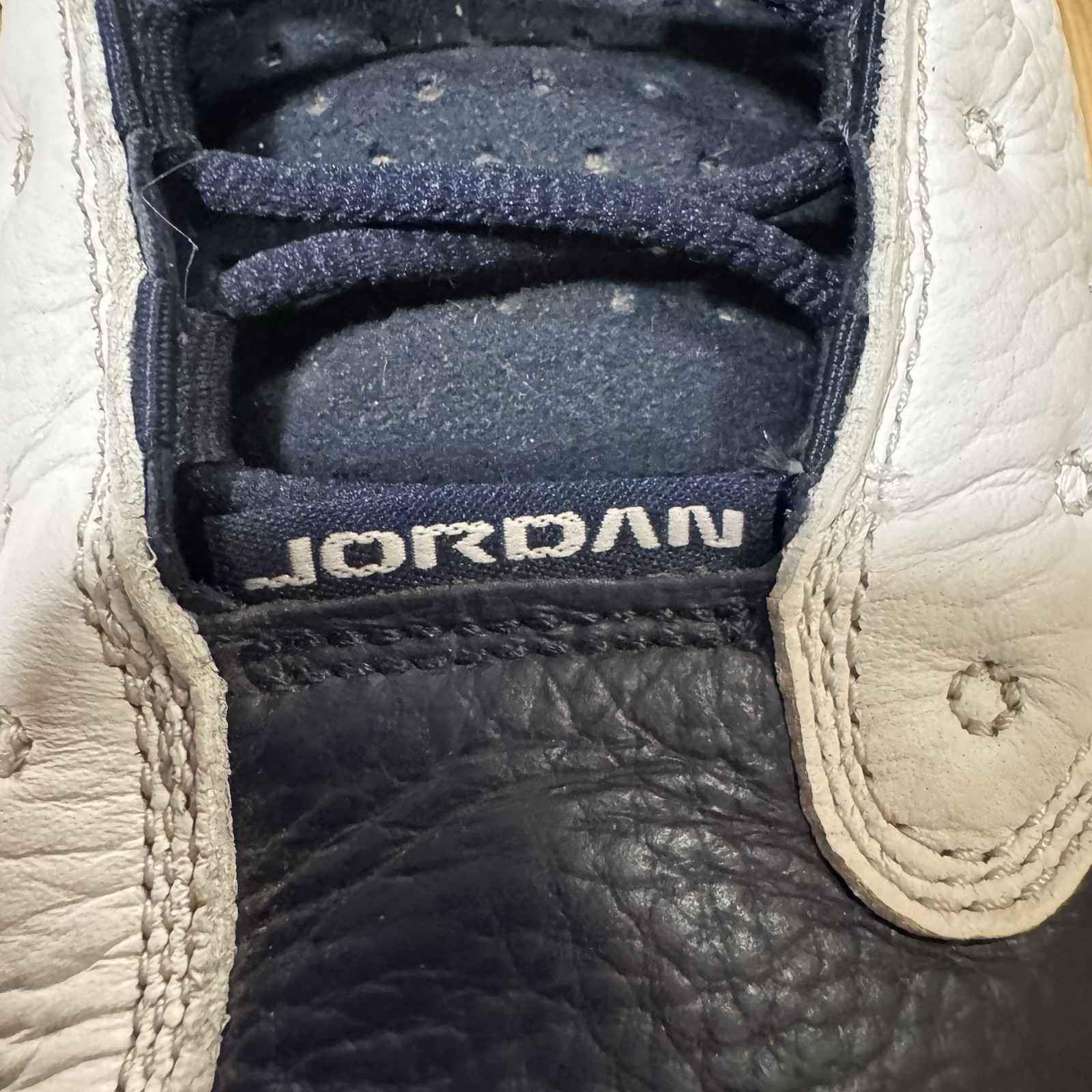 Air Jordan 13 Obsidian Retro Powder Blue & White Sneakers Size 11 414571-144