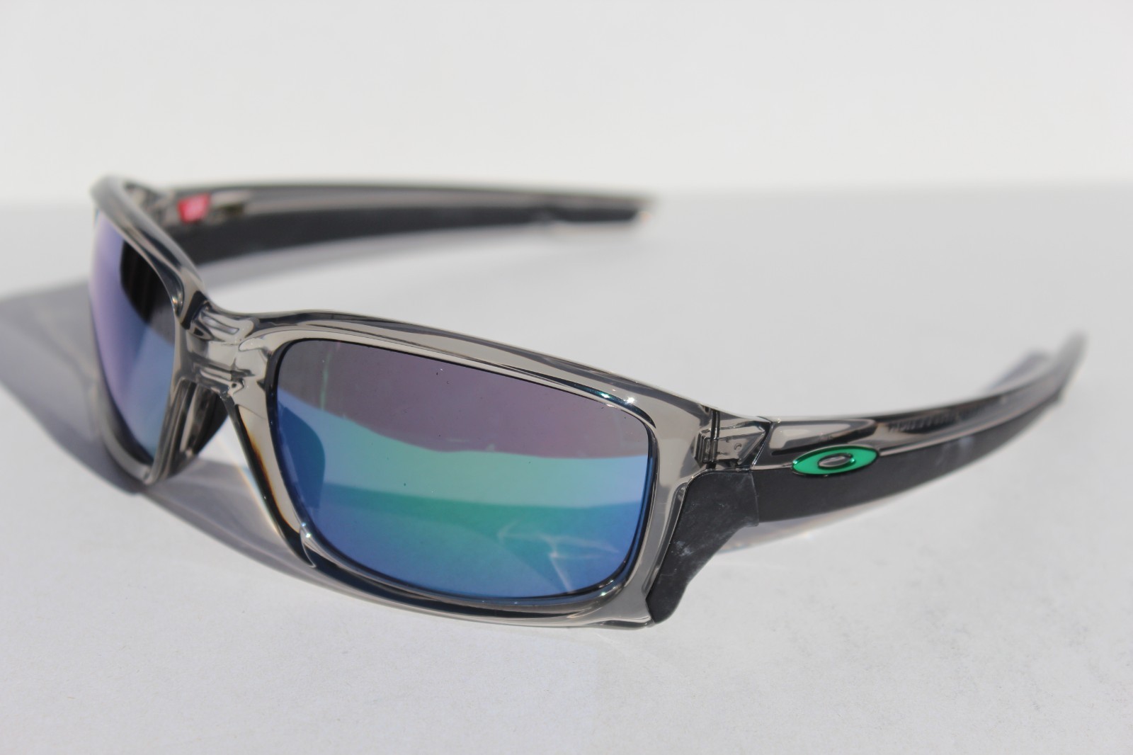 OAKLEY Straightlink Sunglasses Grey Ink/Jade Iridium OO9331-03 NEW