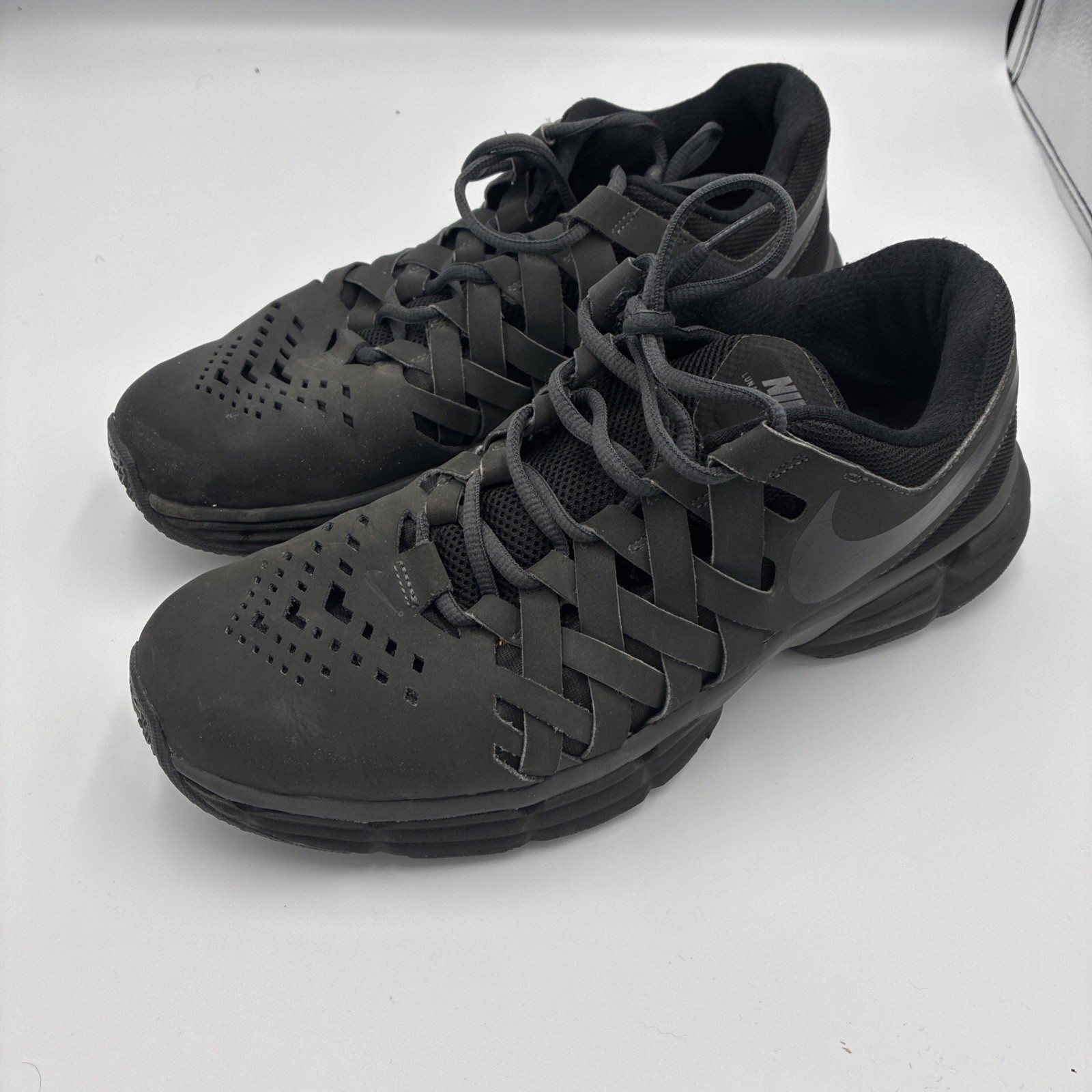 Nike Lunar Fingertrap TR Men’s Sz 10.5 Cross Training Cross Fit Black 898066-010