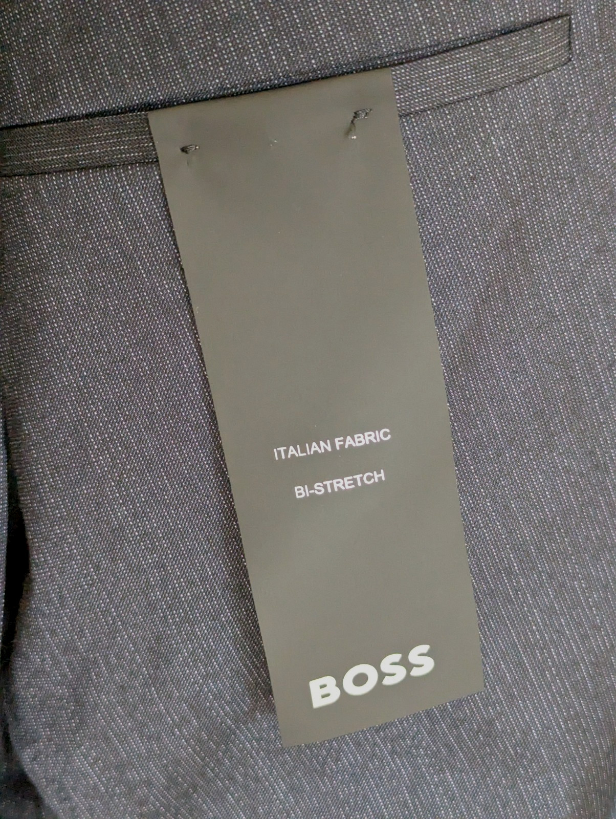 HUGO BOSS Huge Slim Fit Stretch Wool Blend Suit, Blue Mélange, Size 44 R