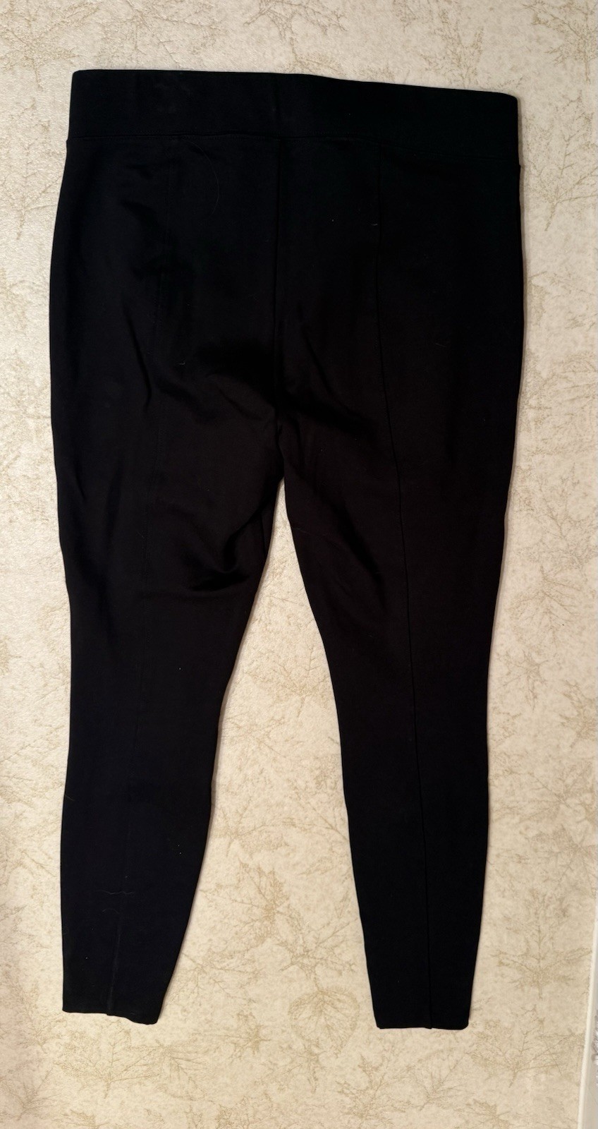 Old Navy Stevie Ponte Pants Women’s M Black Pull On Elastic Waist Skinny/Career