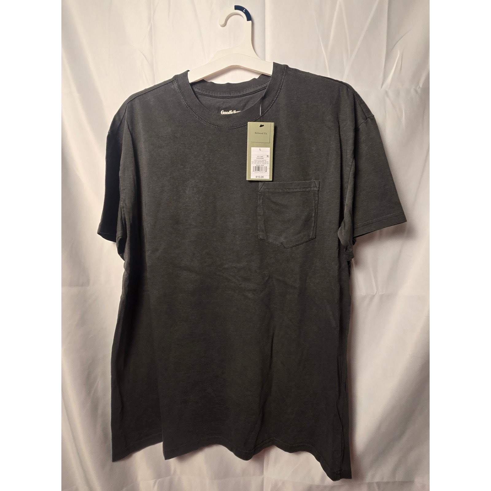Men’s Heavyweight Short Sleeve T-Shirt – Goodfellow Hematite Size Small