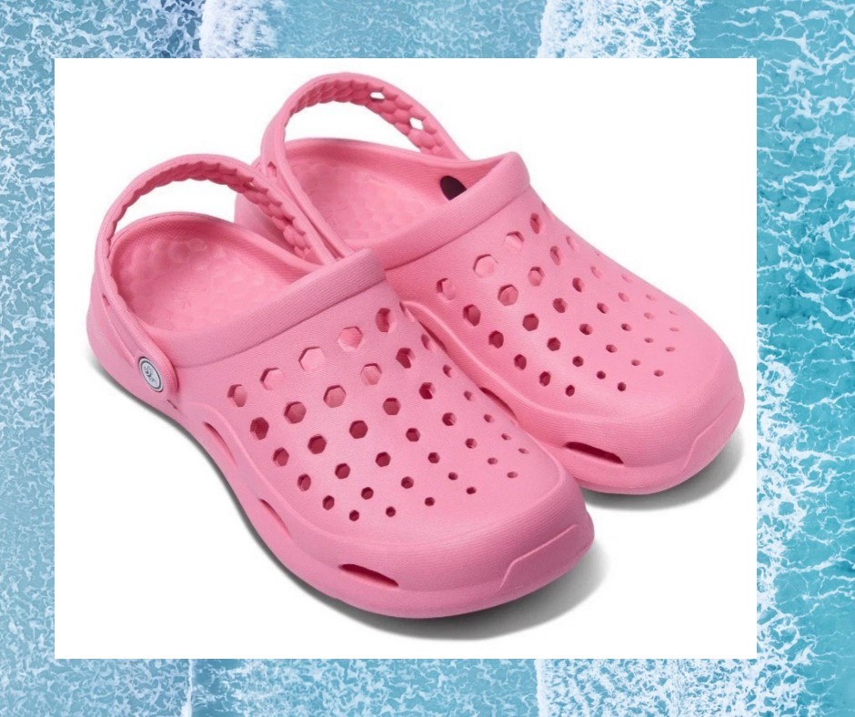 JOYBEES Unisex Size 7 Women/ 5 Men Active Clog Comfort Sandals • Pink