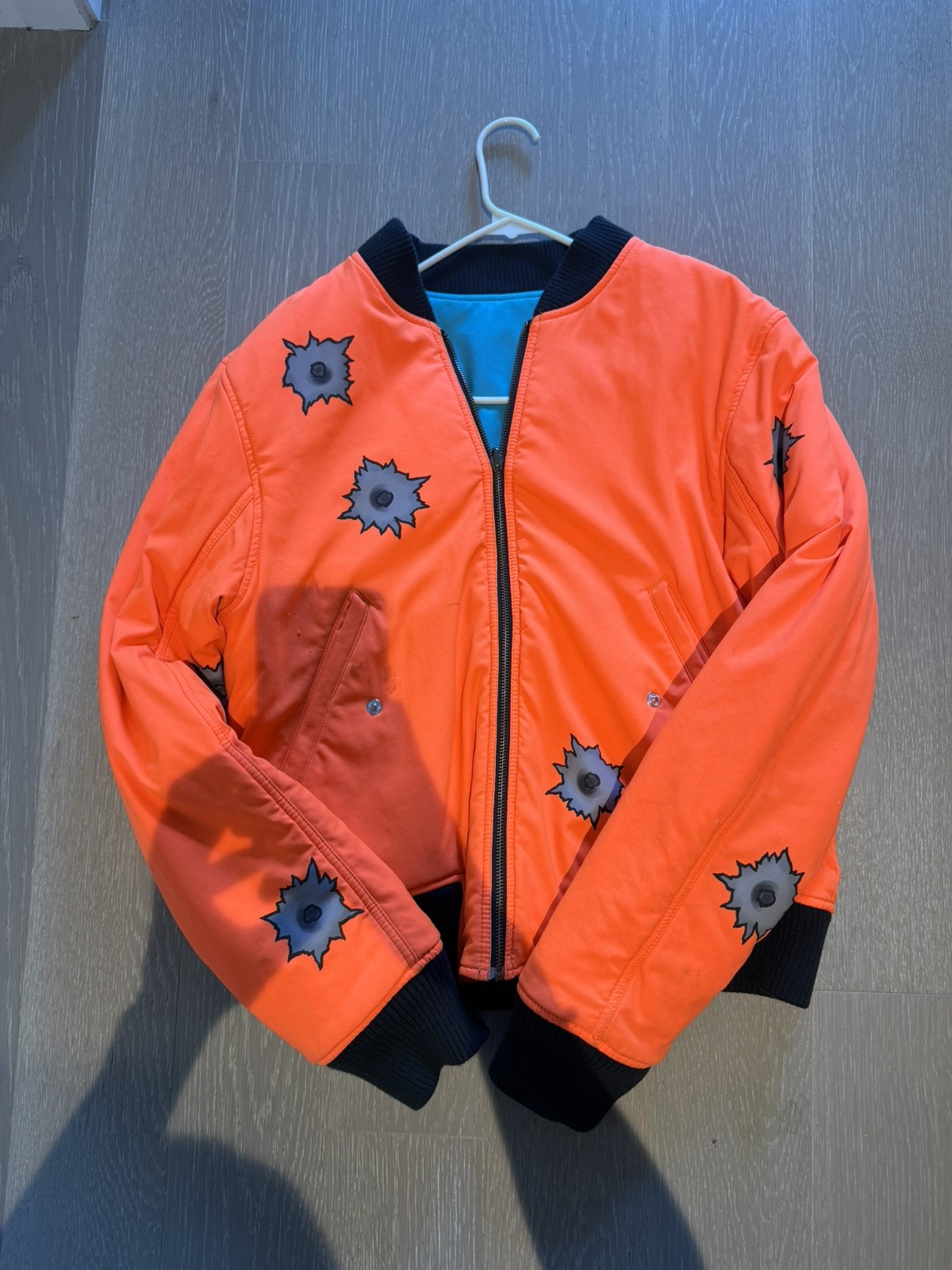 F/W 2011 Jeremy Scott x Adidas Reversible Bullet Jacket Size Medium M VERY RARE
