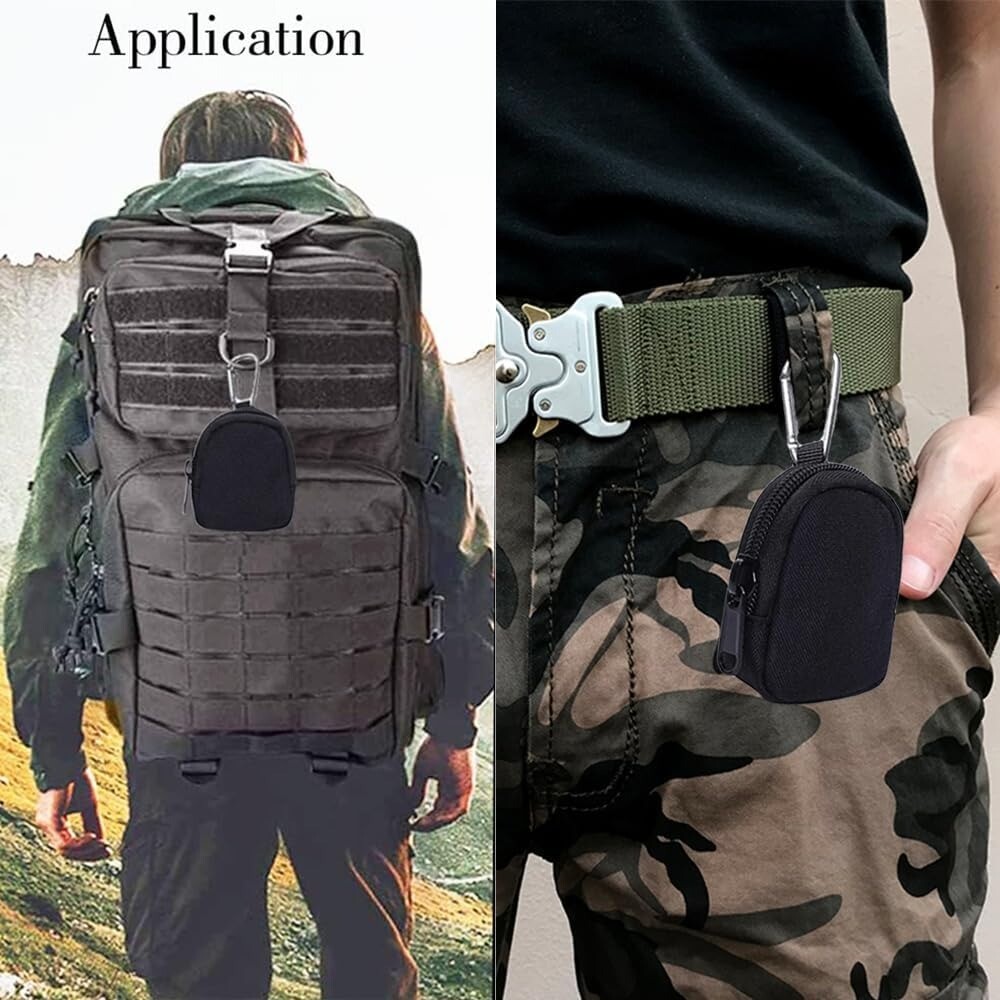 Tactical Coin Pouch Nylon Waist Bag Men MOLLE Multi-Functional Accessory Pouch