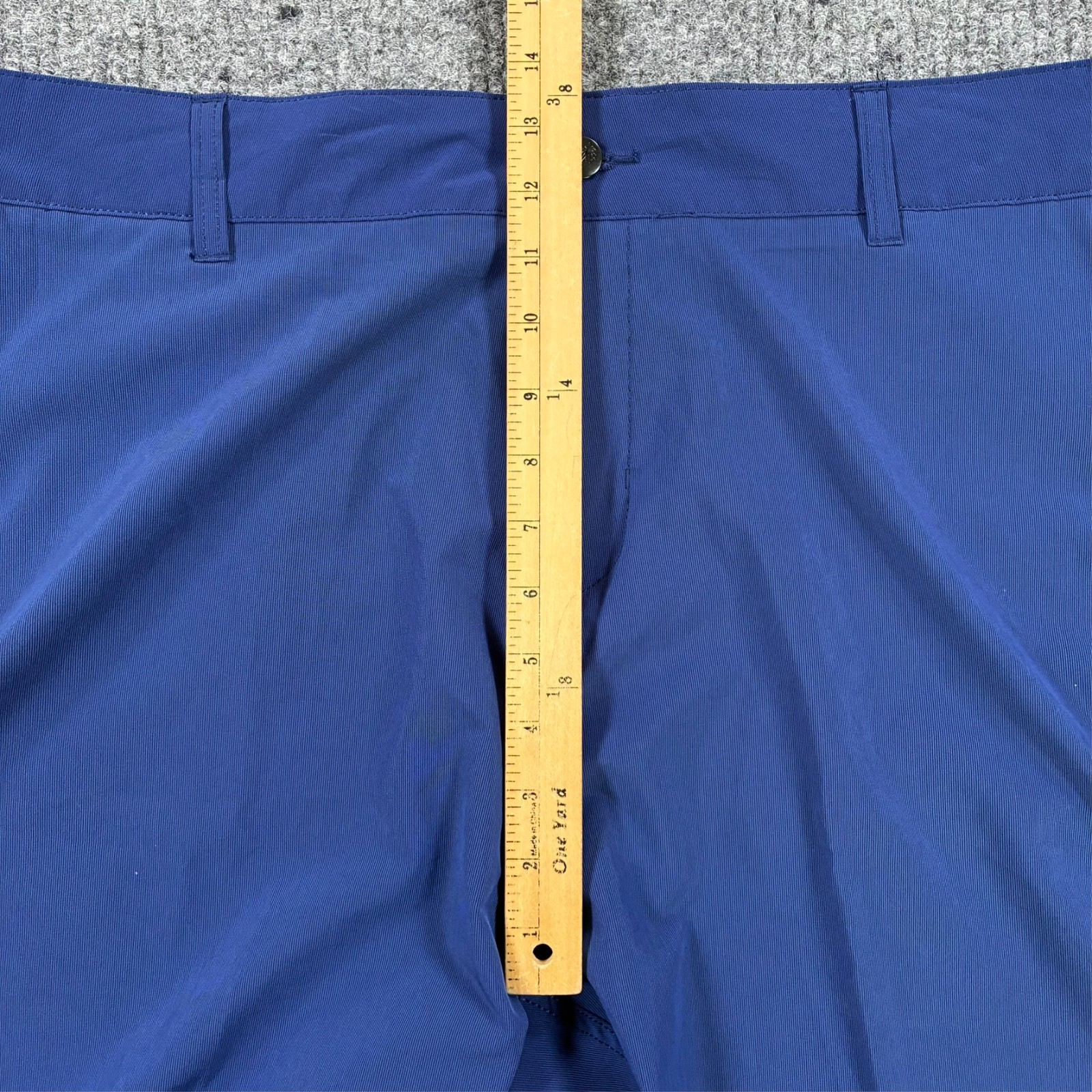 TRUNKS Multi Functional Shorts Mens Size 38 Blue Performance Golf Casual Outdoor