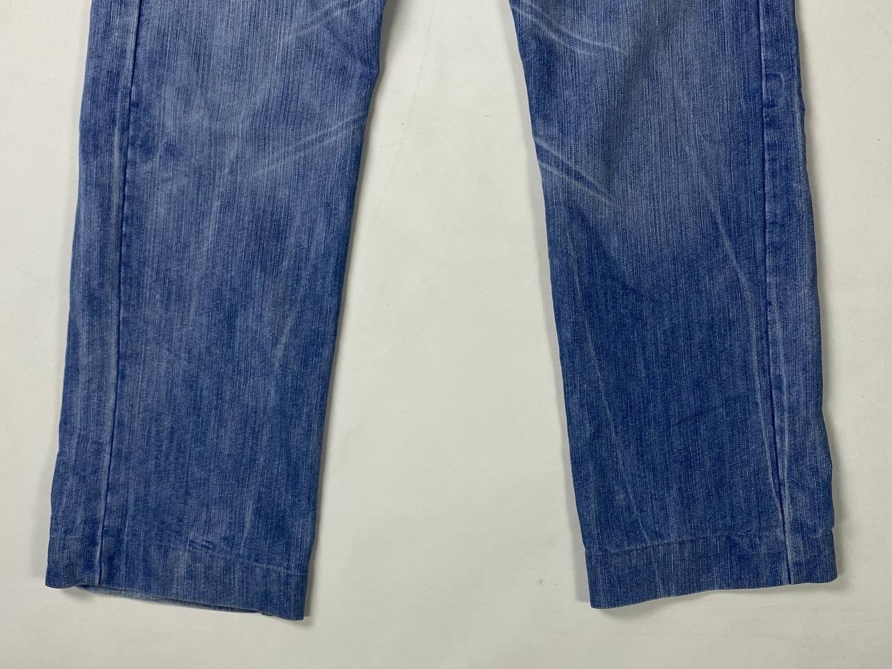 ED HARDY Denim Blue Embroidered Regular Straight Jeans Size 36