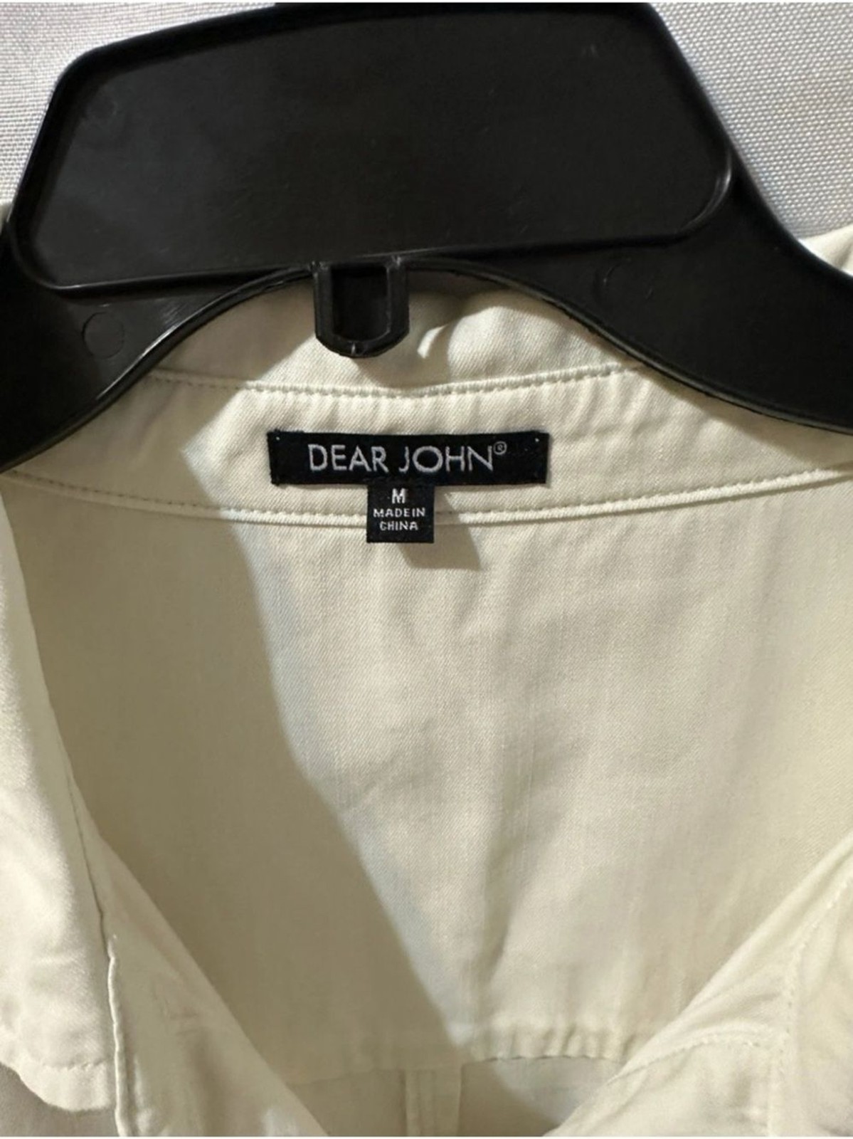 Cream Dip-Dye Tunic Top with Pink and Gray Ombre Dear John