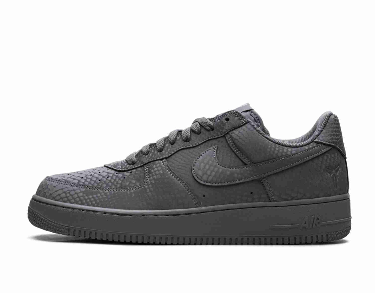 Nike Kobe Bryant x Nike Air Force 1 Low Cool Grey IB0018-004 Men Size