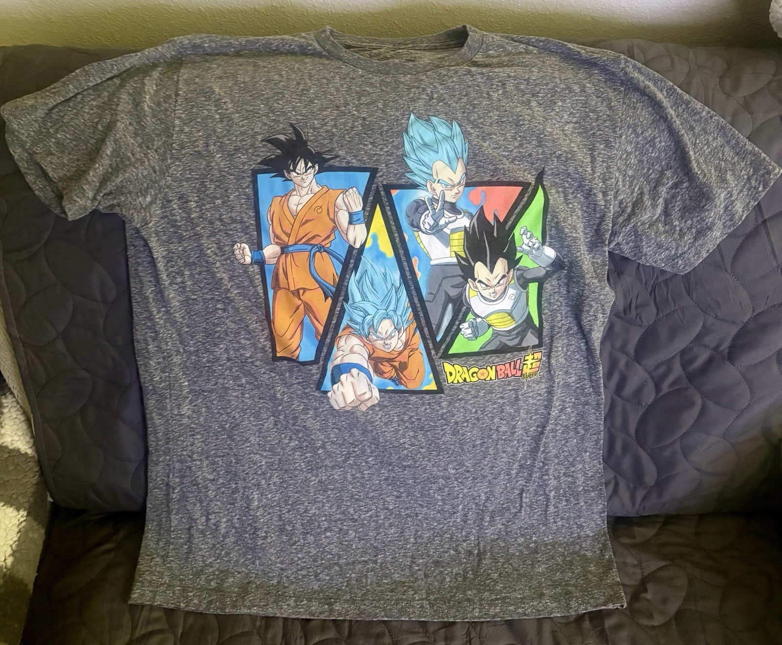 Dragon Ball Super Men’s Goku & Vegeta Character Graphic T-Shirt Size XL