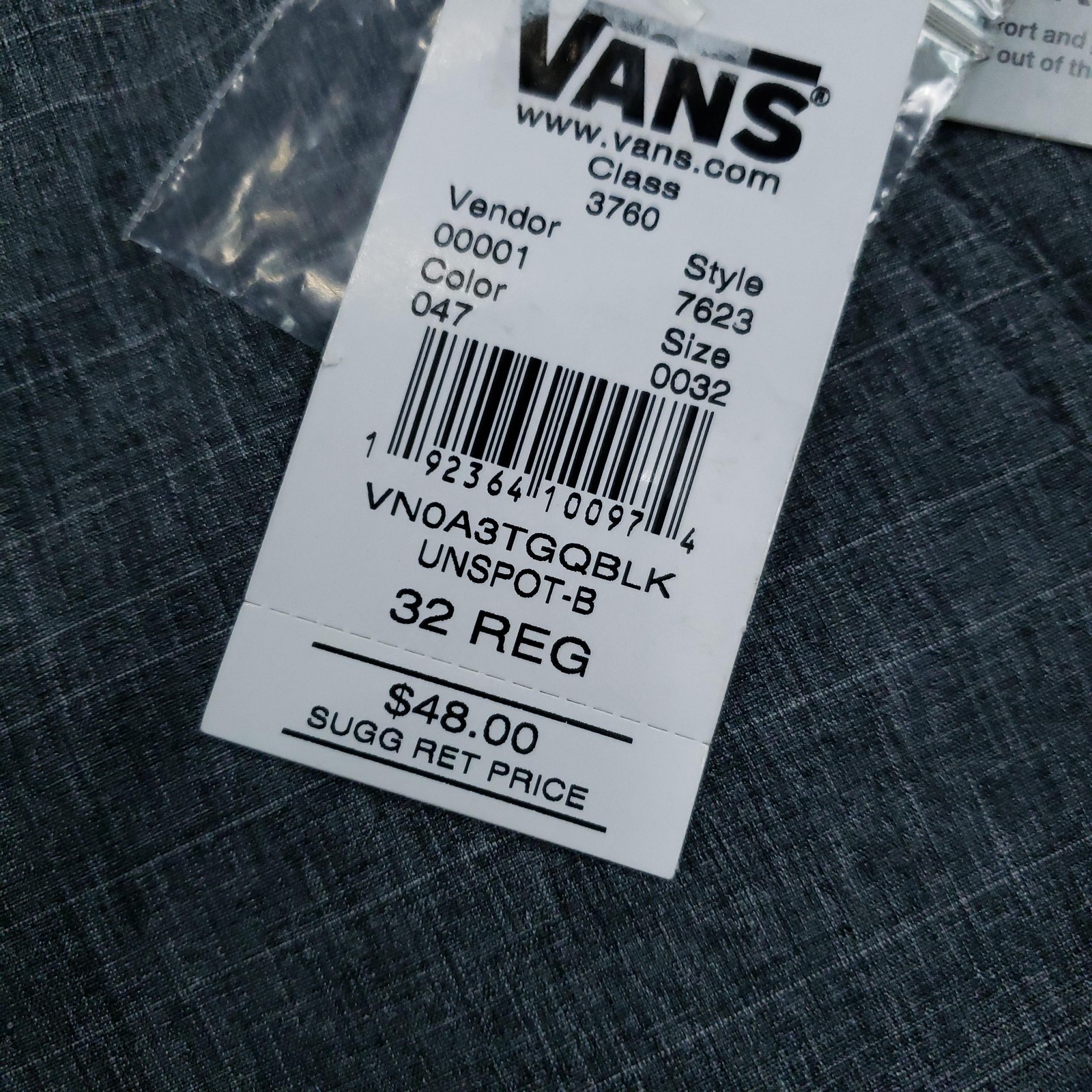 Vanphibian By Vans Short Mens 32 Gray Quick Dry Stretch Pockets Back Pocket Swim