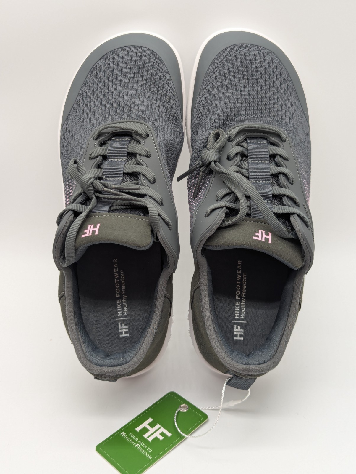 Hike Footwear HF Stride Ergonomic Barefoot Shoe Sneaker Wm Sz8 Gray