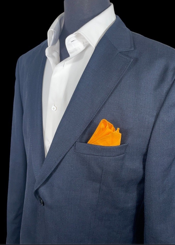 HUGO BOSS COASTUS NAVY NAILHEAD SPORT COAT SZ 44