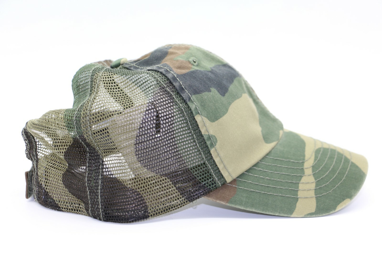 MG Unisex Summer Trucker Washed Cap-9027-CAMO