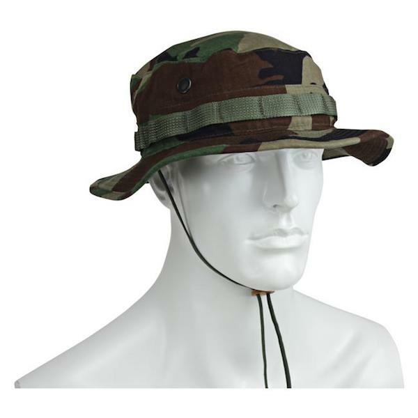 Govt Issue US Military Woodland Jungle Boonie Covers – Hot Weather – Made in USA