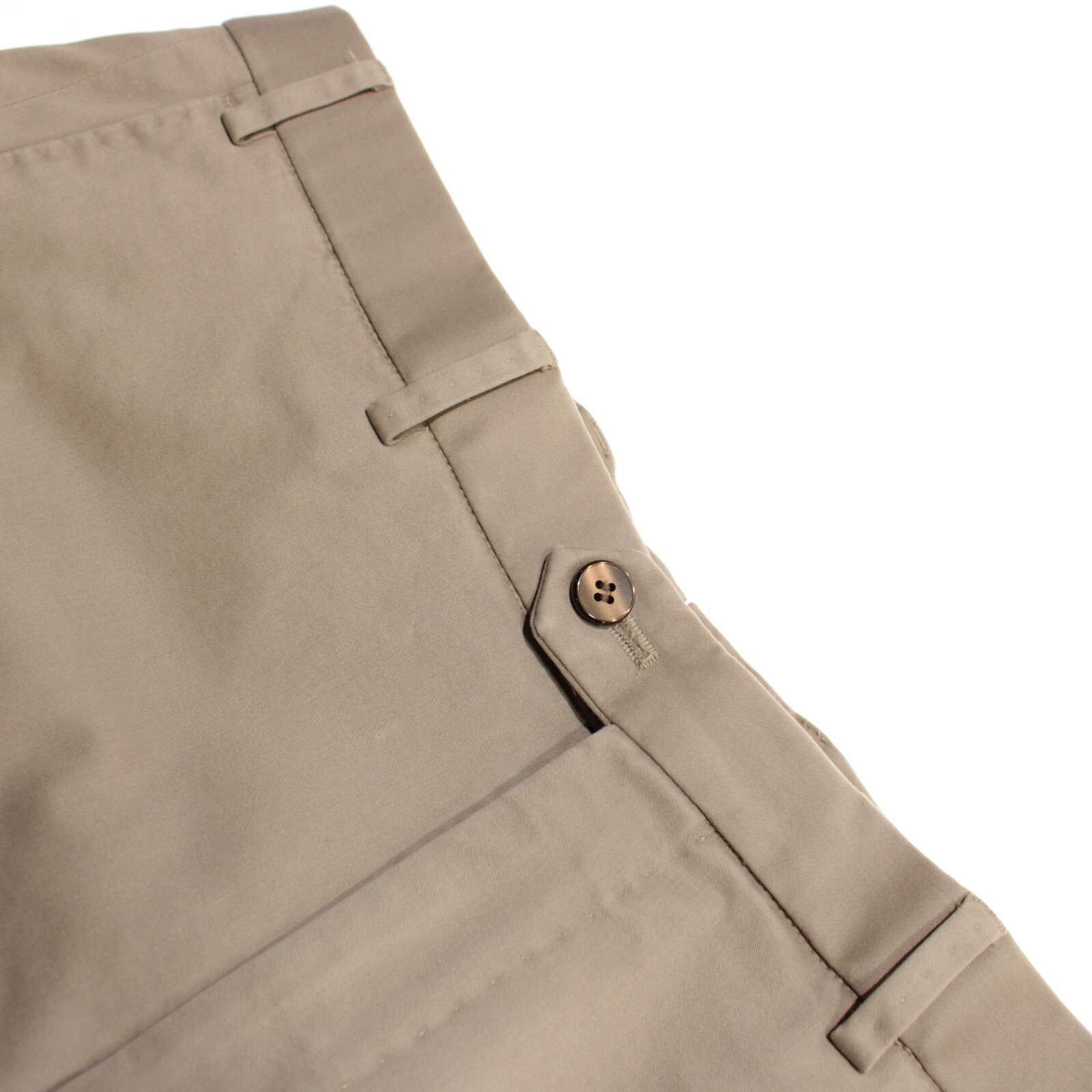 Hiltl Tourist Cotton Blend Chinos / Casual Pants Size 50 (34 US) In Solid Beige