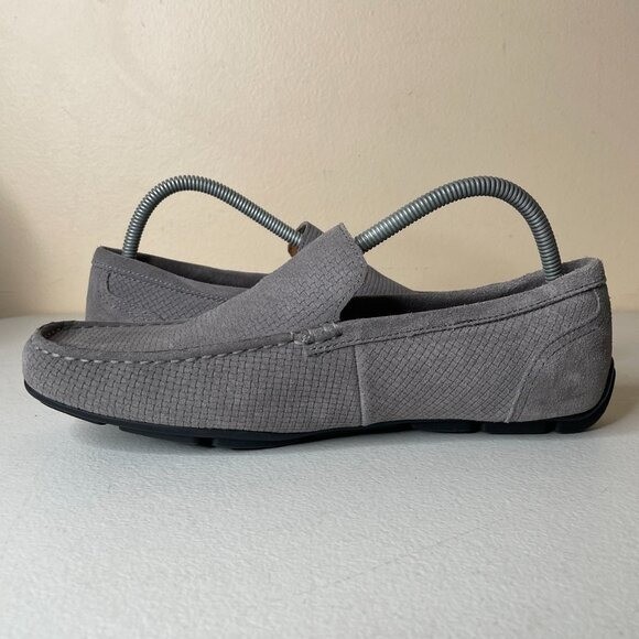 Alfani Kendric Men’s Textured Driving Loafer Shoes Size 10
