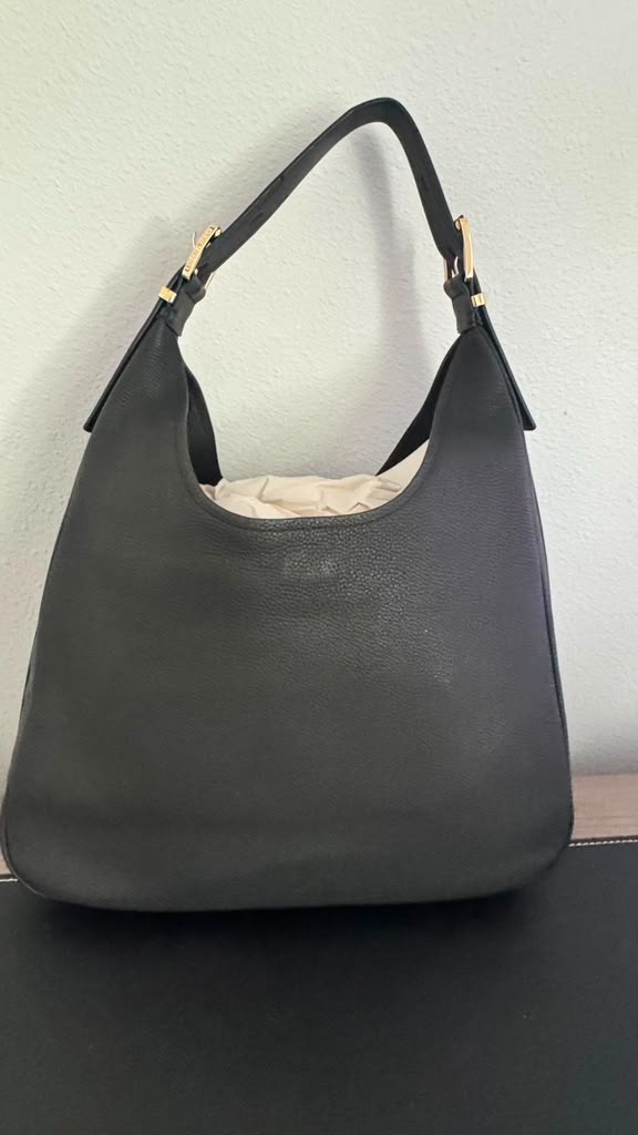 NEW – MICHAEL KORS Black Nolita Large Hobo Shoulder Bag Black