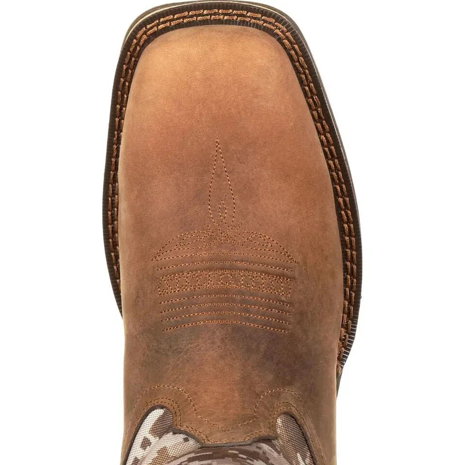 Durango Men’s Rebel Desert Camo Dusty Brown Square Toe Boots M DDB0166