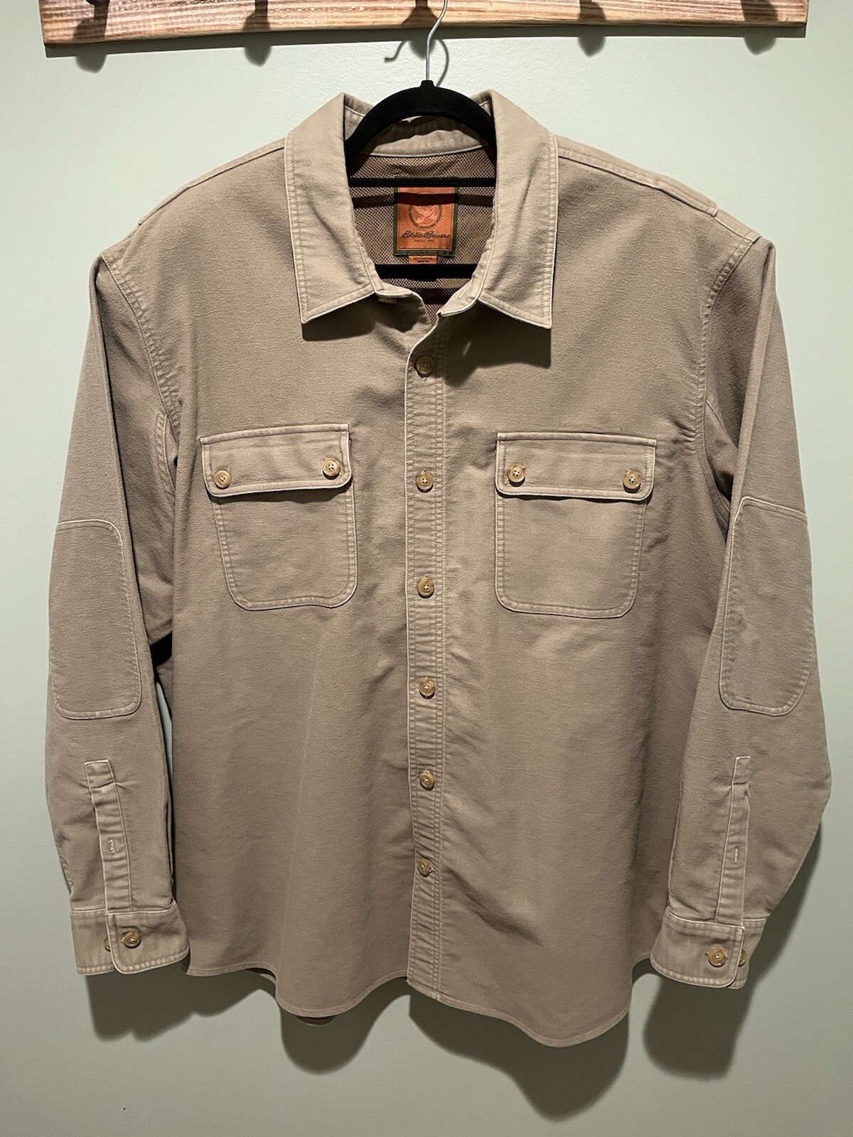 Eddie Bauer Men’s XXL Flannel, 100% Baumwolle Cotton, Preowned, Excellent