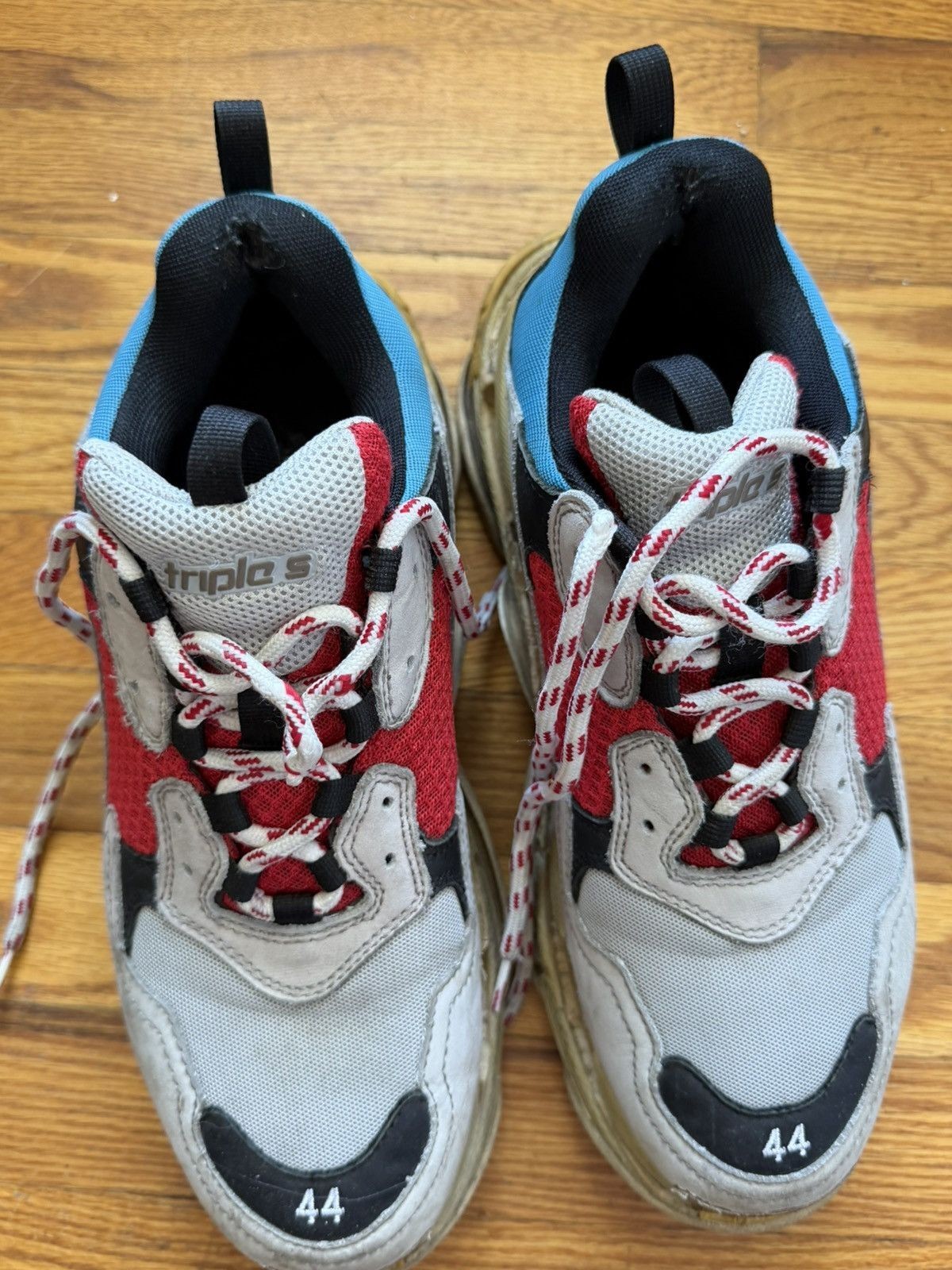 Balenciaga Triple S ‘Multicolor’ (Blue/Red/Beige) – Used