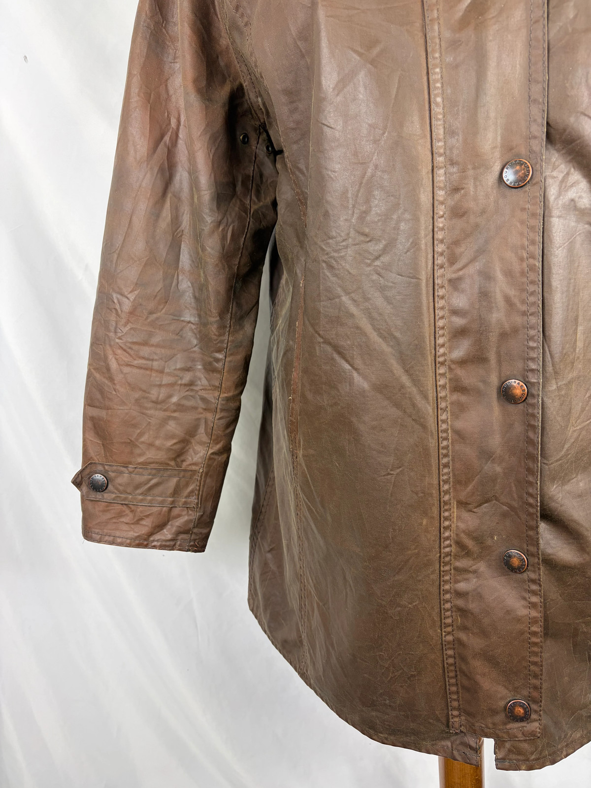 Barbour Newmarket Womens Brown Jacket UK14 Size 44 Lady Wax Brown Newmarket j…