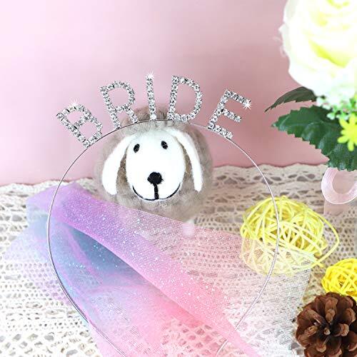 , Rhinestone Bride Headband Elegant Bride Crown Bachelorette Party Silver