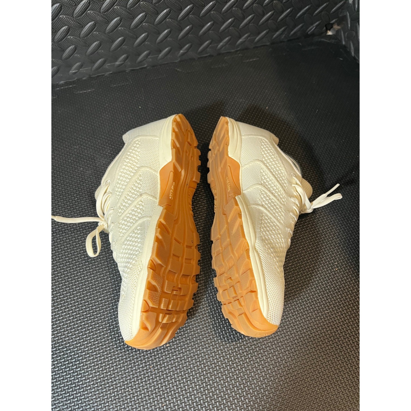 Inov-8 F-Lite 245 Training Shoes Men 8 Women 9.5 Ivory Knit Gum Sole