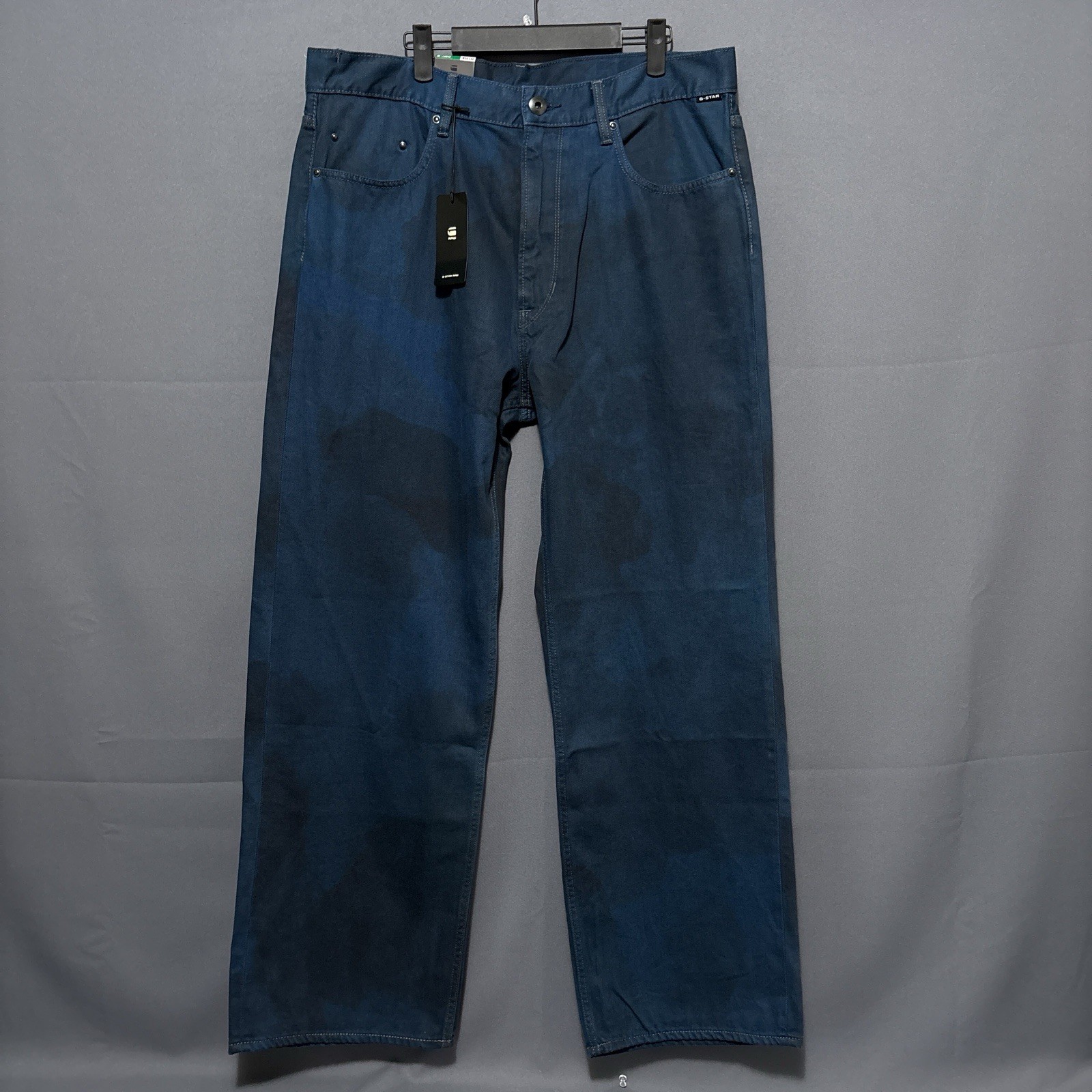G-Star Raw Jeans Mens 36×32 Loose Type 96 Sea Blue Denim $240 NEW