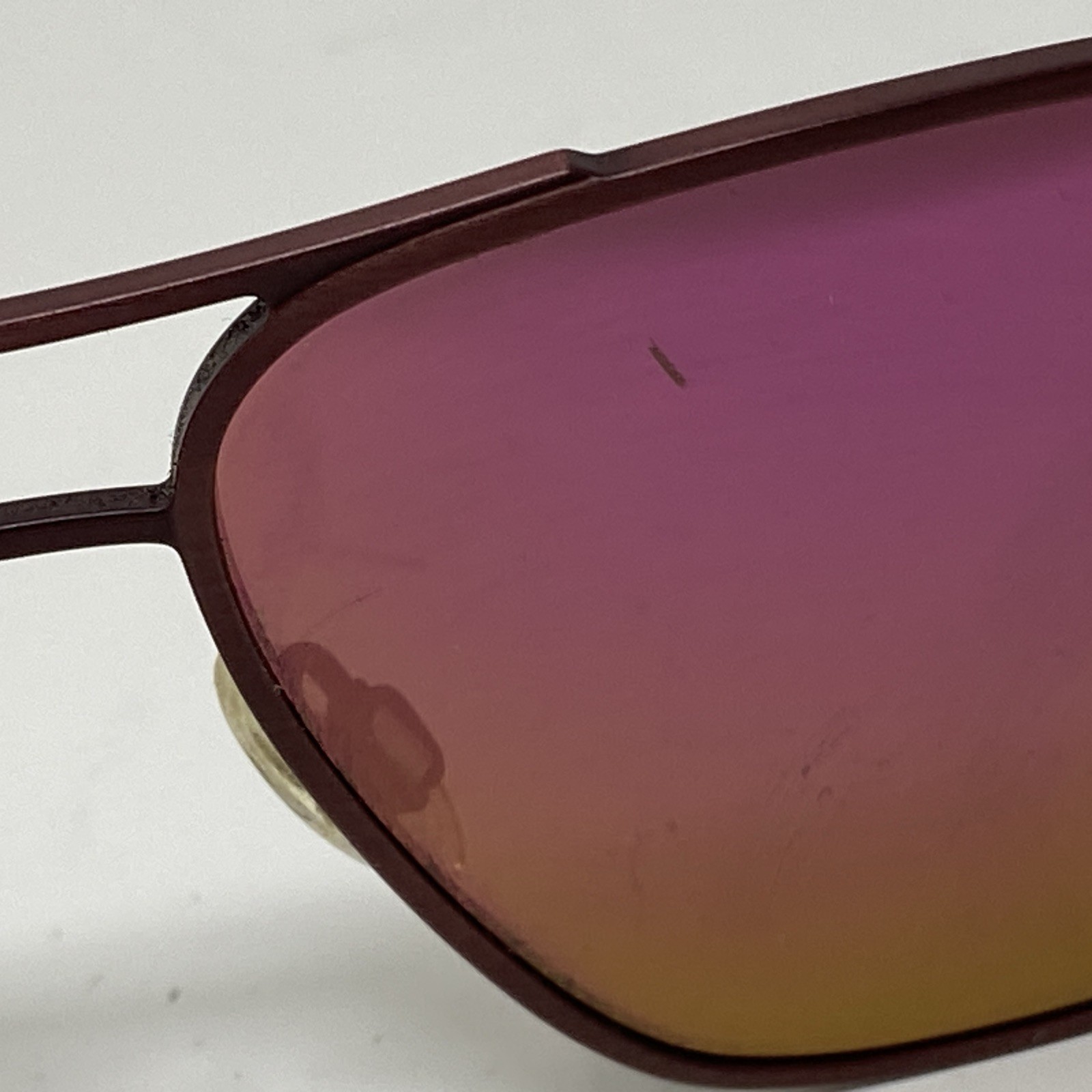 MAUI JIM BEACHES MJ541-07M MATTE SATIN ROSE W/ POLARIZED PINK SUNSET MIRROR H42
