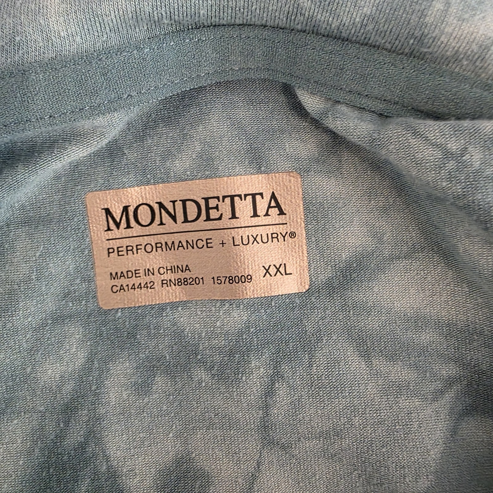 Mondetta Women’s Green Tie-Dye Stretch Knit Crew Neck Short Sleeve T-Shirt XXL