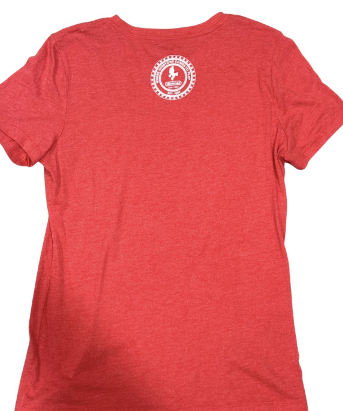 Nintendo World New York Official Logo T-Shirt Red Size Medium