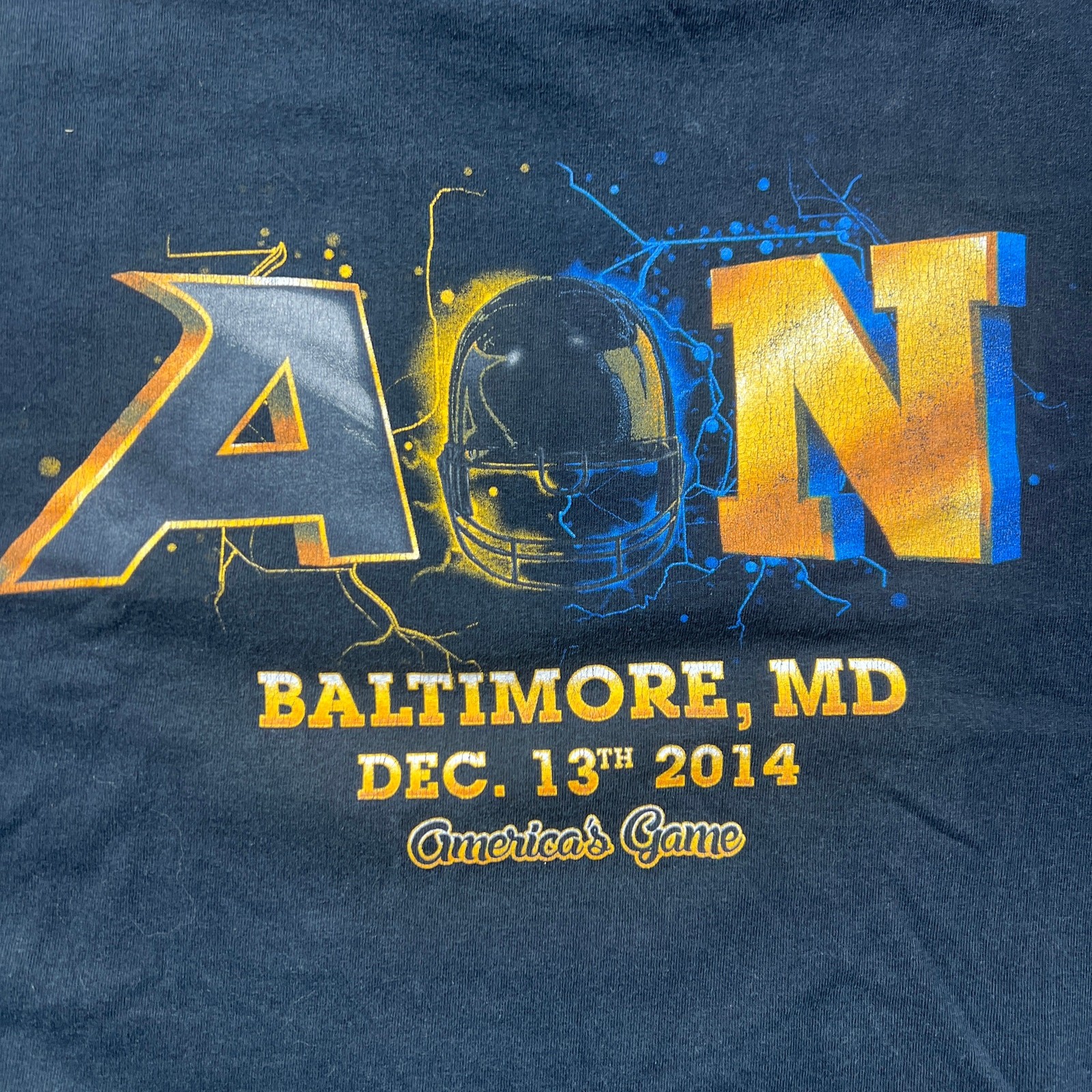 Army vs Navy 2014 Long Sleeve Shirt Large Black