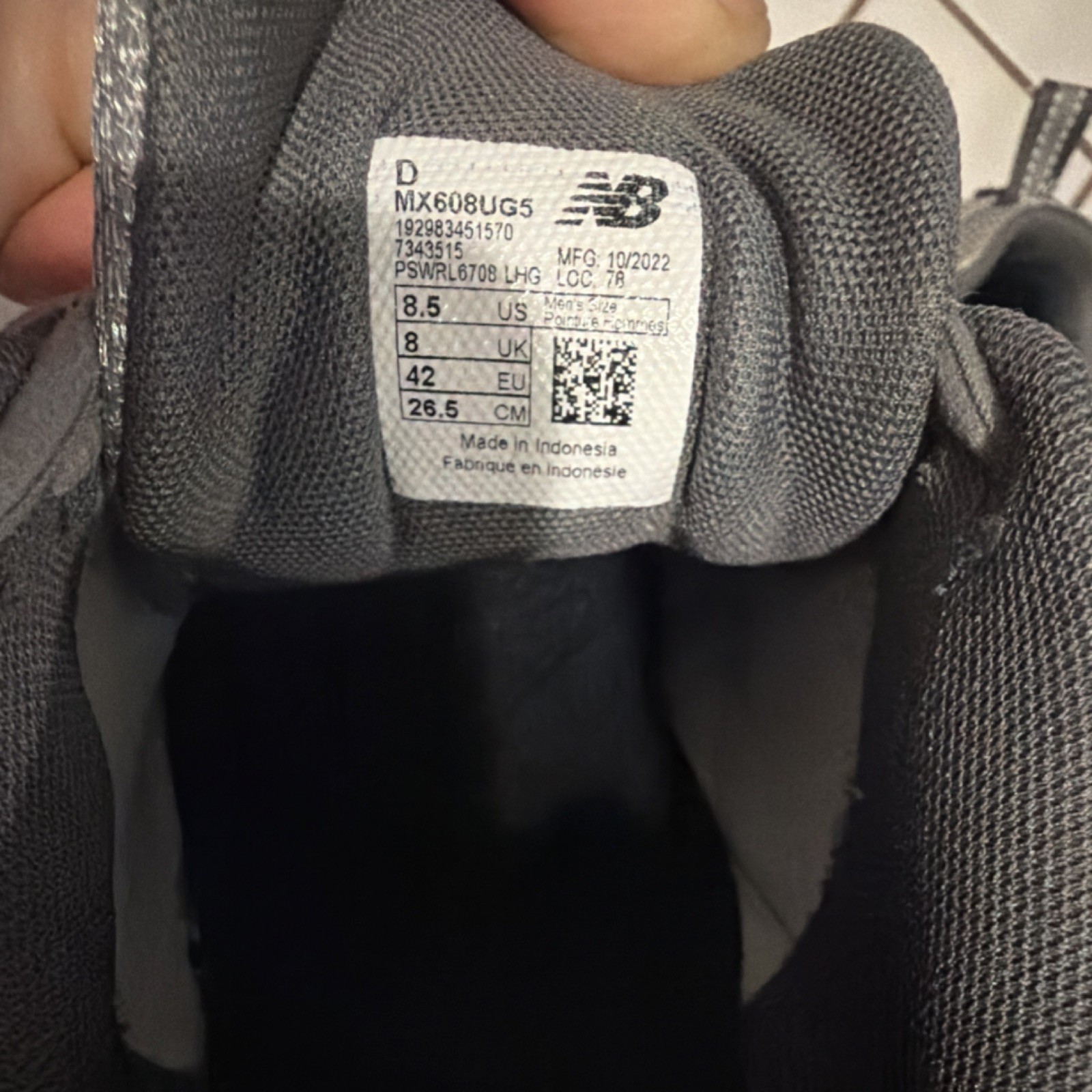 New balance Gray Running Shoes