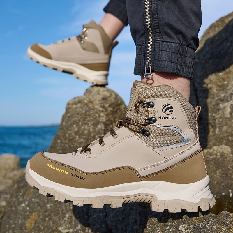 Mens Waterproof Work Boots Steel Toe shoes Safety Shoes Indestructible Non Slip