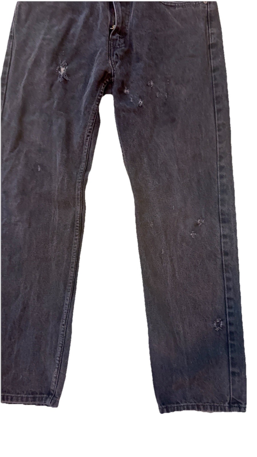 Levi’s 505 Men’s Regular Fit Jean, 34Wx32L – Black