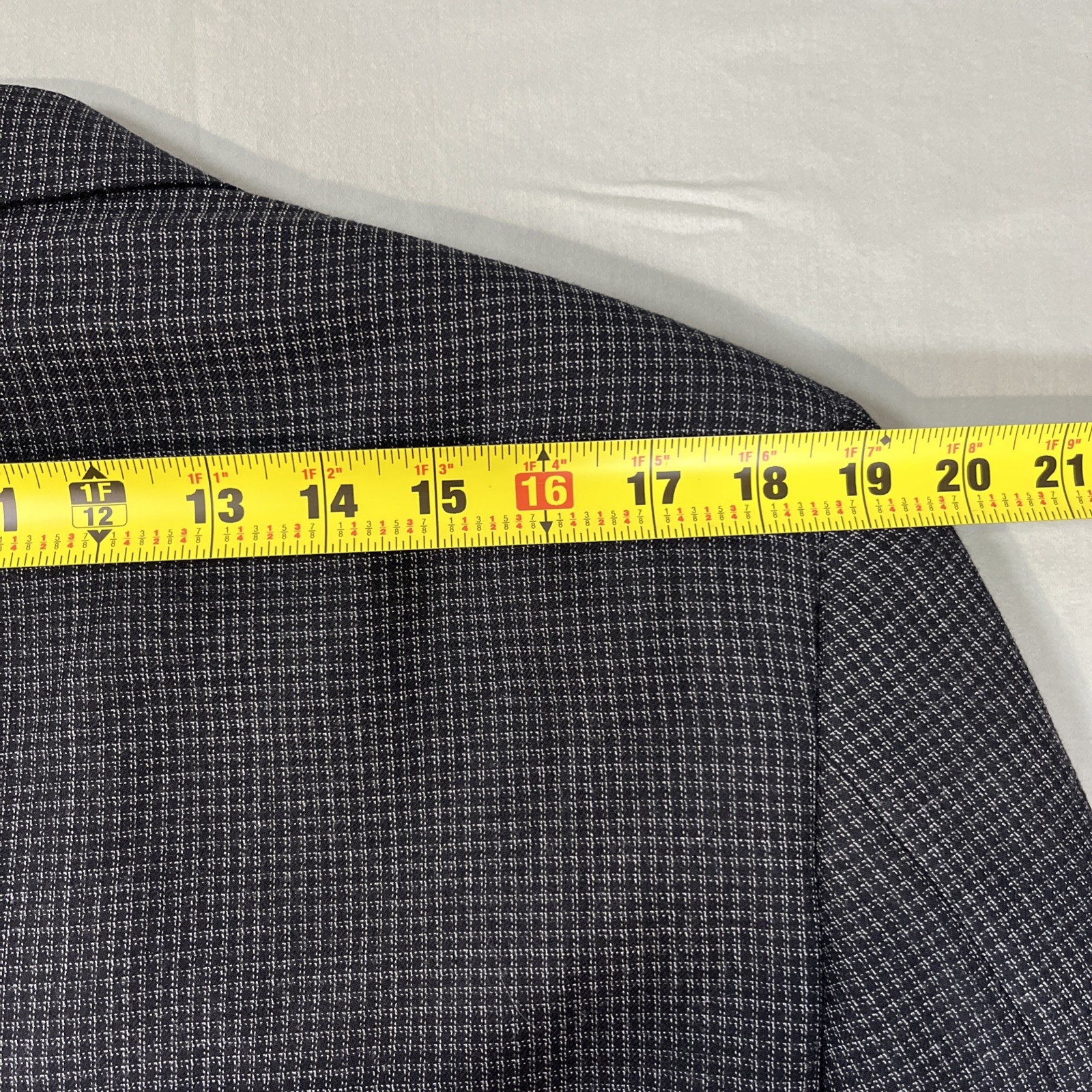 Canali Mens Wool Micro Check Textured Weave Black Blazer Jacket EU 50 /US 40R