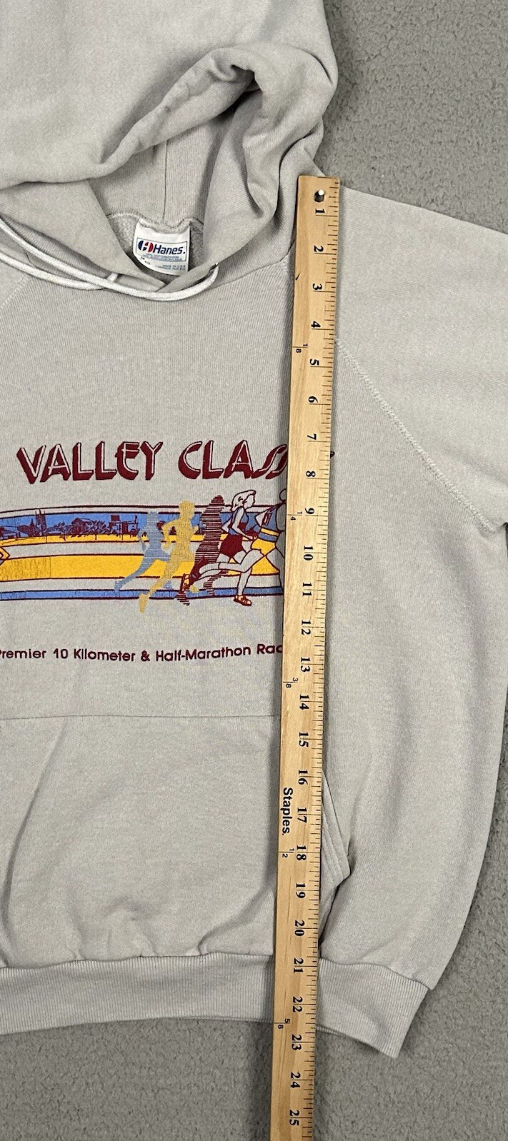 80’s Big Valley Classic Half Marathon LA Beer From Anheuser Hoodie Size S*