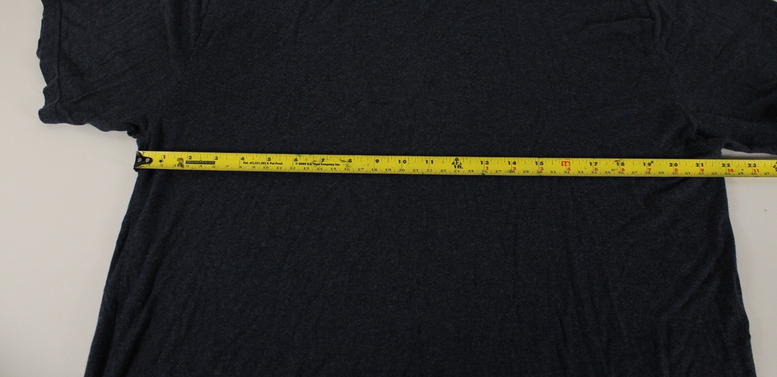 Hanes Blue T-shirt Large L Super Soft 95% Modal Viscose 5% Spandex Undershirt