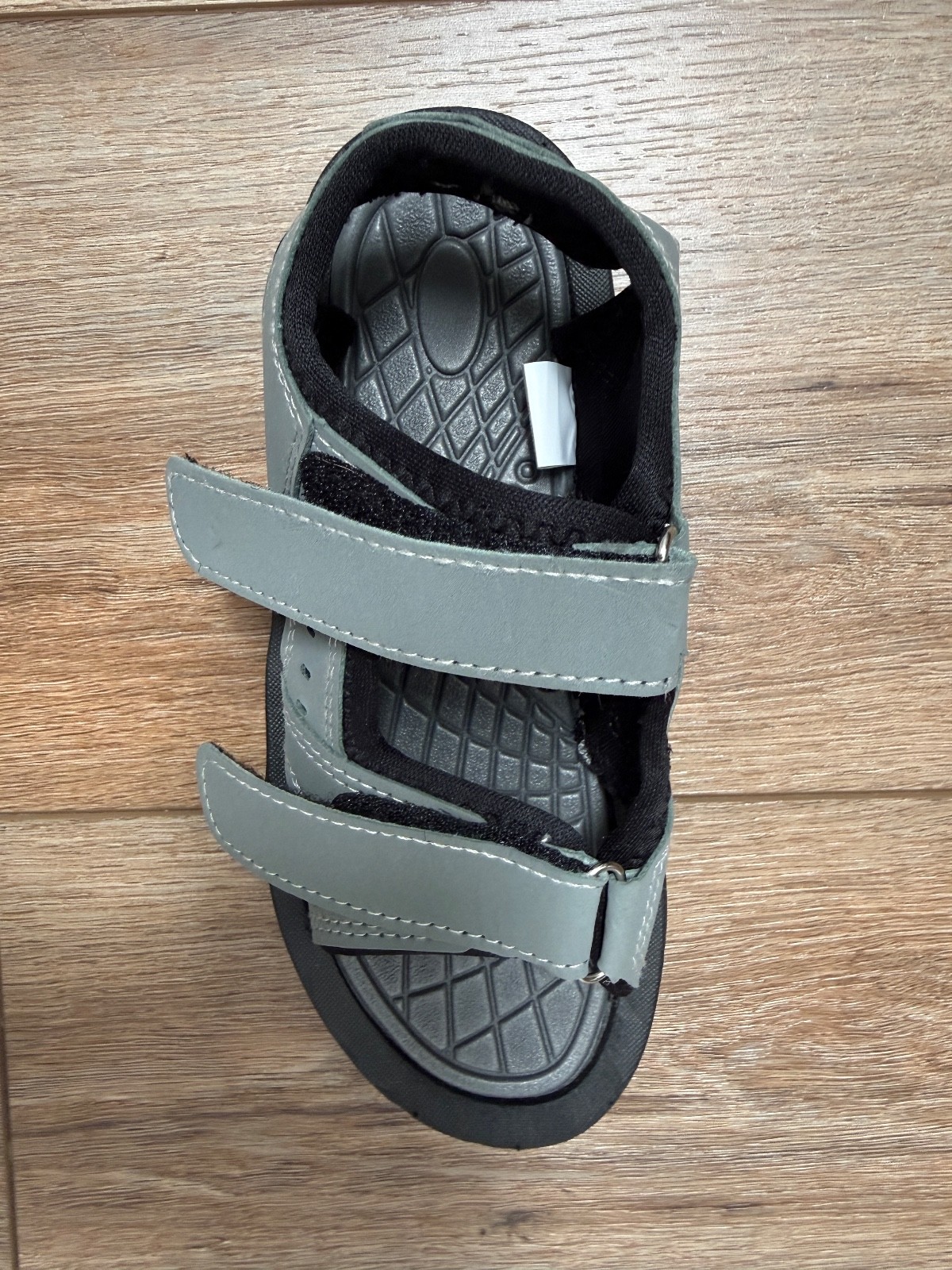 Skysole Toddler Boys Double Adjustable Strap Lightweight Shoes Sandals Gray 13-1