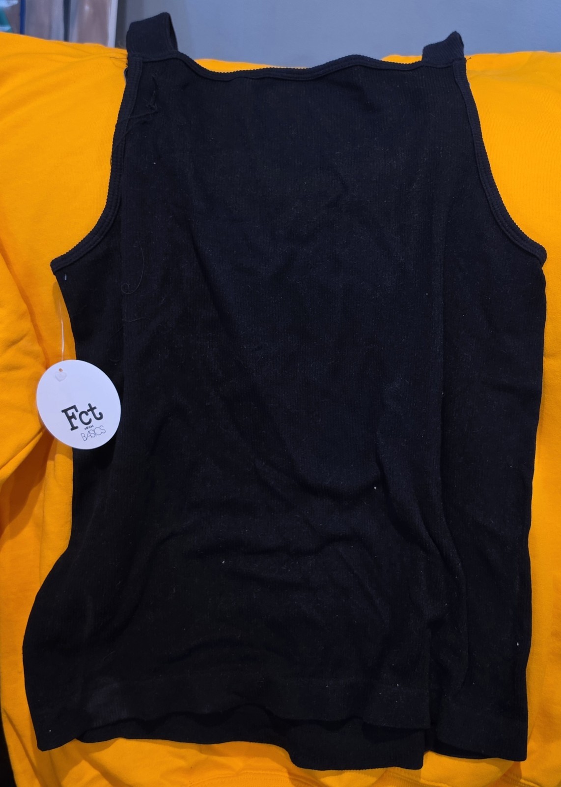 NWT Fct with love BASICS Womens Black Buckle Tank 92% Nylon 8% Spandex Sz 2X ✨️