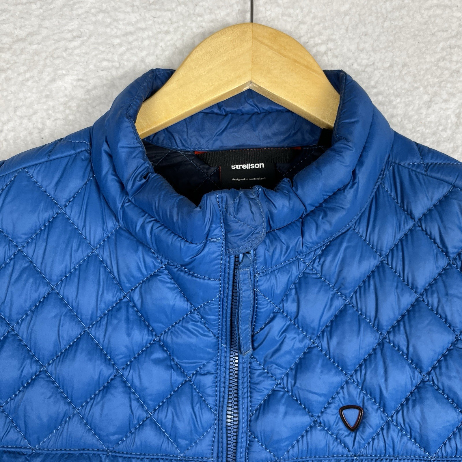 Strellson Down Puffer Vest 4Seasons Gilet Mens 52 EU Blue